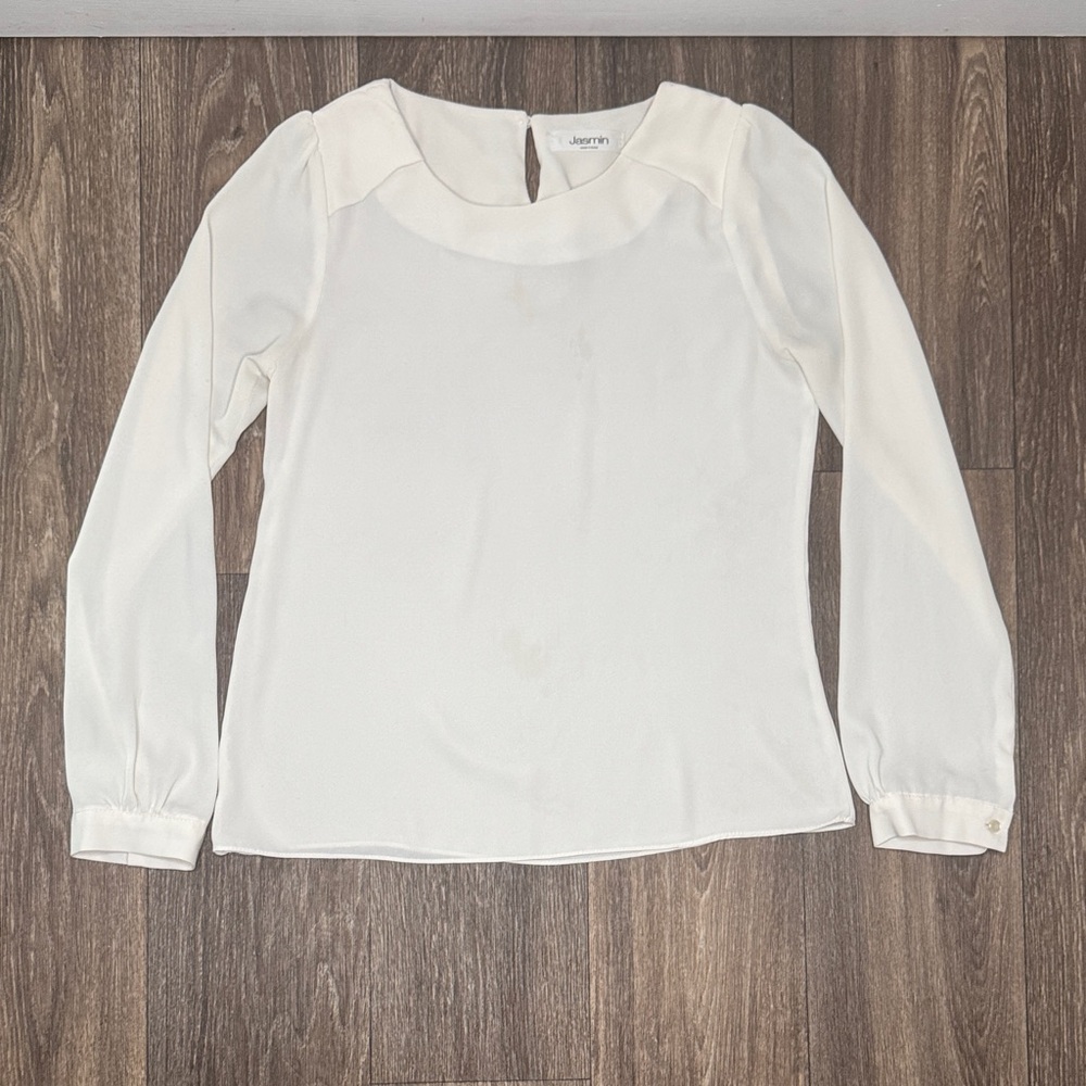 Jasmine Cream Women's Blouse Women’s Size Medium - Picture 10 of 10